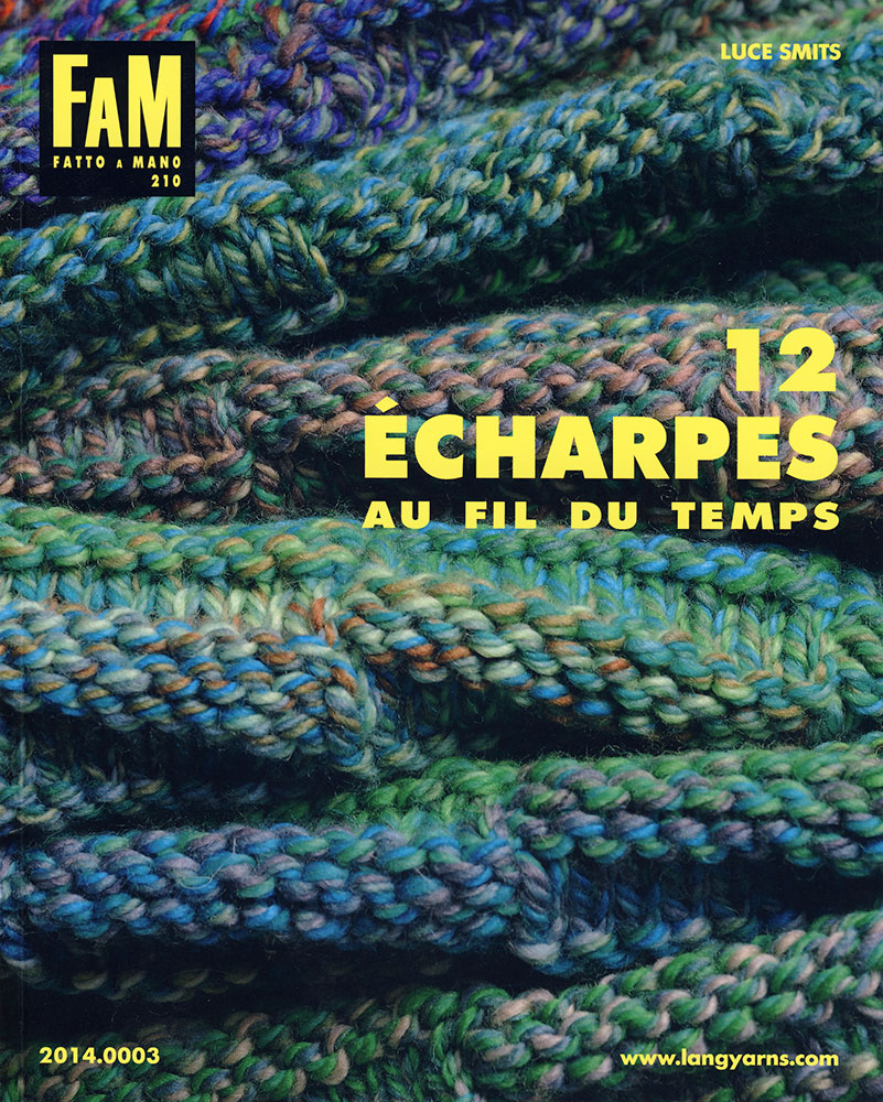 Modèles du catalogue Lang Yarns FAM 210 12 Echarpes au fil du temps Luce Smits