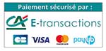 transactions sécurisées par E-transactions du Crédit Agricole