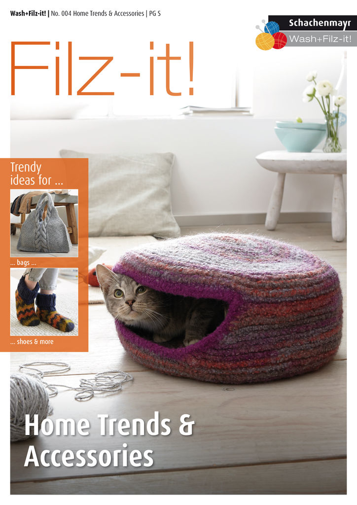 Modèles du catalogue Schachenmayr Filz-it! 004 Home Trends & Accessories