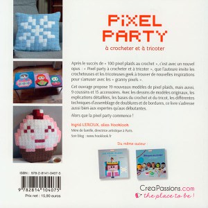Pixel Party à crocheter et à tricoter - CréaPassions