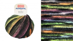 Adriafil Ipnotico - Pelote de 50 gr - Coloris 23 multicolore vif