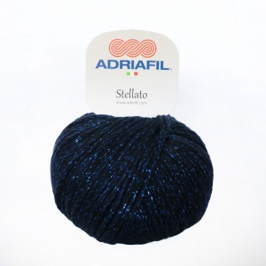 Adriafil Stellato - Pelote de 50 gr - 55 Noir Bleu sombre