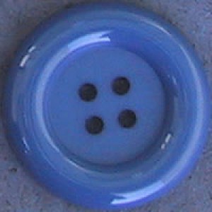 Bouton clown 70 mm - Bleu