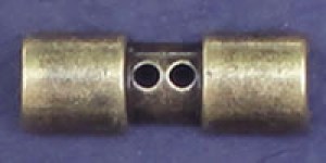 Bouton en métal 28 mm - Coloris Vieil or