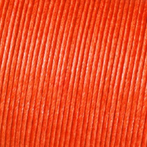Cordelette de coton ciré 6 m, diam 1 mm - Orange