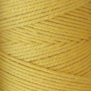 Coton à macramé 1 mm - Bobine de 200 gr - Coloris Jaune