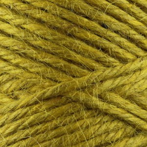 Fil de jute pour macramé diamètre 2,5 mm - Bobine de 250 gr - Coloris Jaune moutarde