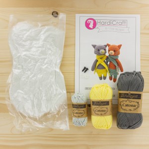Kit à crocheter Polly Le Chat - HardiCraft