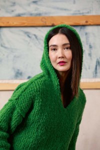 Kit à tricoter Lang Yarns Laura Pull à capuche en Phoenix