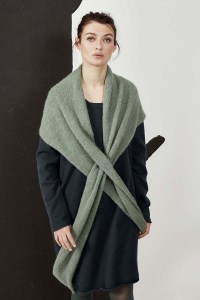 Kit à tricoter Lang Yarns Châle en Suri Alpaca