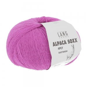 Lang Yarns Alpaca Soxx 4 Fils - Pelote de 100 gr - Coloris 0085 Pink
