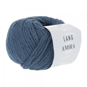 Lang Yarns Amira - Pelote de 50 gr - Coloris 0032 Bleu