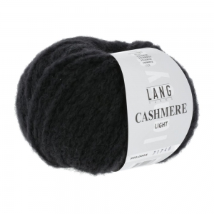 Lang Yarns Cashmere Light - Pelote de 25 gr - Coloris 0004 Noir