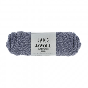 Lang Yarns Jawoll - Pelote de 50 gr - Coloris 0258 Jeans/Bleu Mouliné