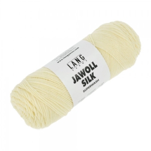 Lang Yarns Jawoll Silk - Pelote de 50 gr - Coloris 0113 Vanille