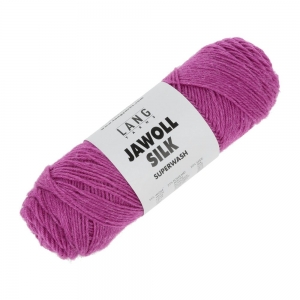 Lang Yarns Jawoll Silk - Pelote de 50 gr - Coloris 0265 Fuchsia