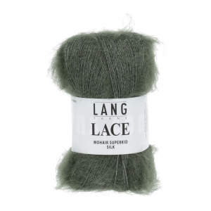 Lang Yarns Lace - Pelote de 25 gr - Coloris 0098 Olive