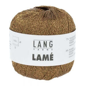 Lang Yarns Lamé 38 - Pelote de 25 gr - Coloris 0015 Cuivre