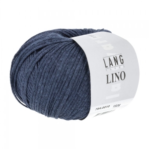 Lang Yarns Lino - Pelote de 50 gr - Coloris 0010 Acier