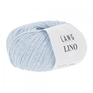 Lang Yarns Lino - Pelote de 50 gr - Coloris 0021 Bleu Clair