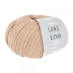 Lang Yarns Lino - Pelote de 50 gr - Coloris 0030 Saumon Clair