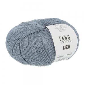 Lang Yarns Liza - Pelote de 50 gr - Coloris 0006 Bleu