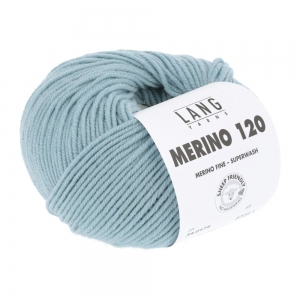 Lang Yarns Merino 120 - Pelote de 50 gr - Coloris 0174 Menthe Foncé