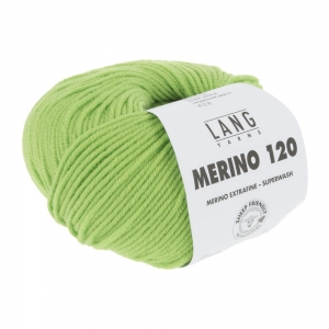 Lang Yarns Merino 120 - Pelote de 50 gr - Coloris 0244 Lémon