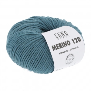 Lang Yarns Merino 120 - Pelote de 50 gr - Coloris 0274 Atlantique