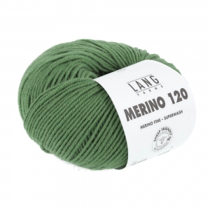 Lang Yarns Merino 120 - Pelote de 50 gr - Coloris 0316 Kiwi