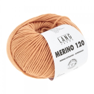 Lang Yarns Merino 120 - Pelote de 50 gr - Coloris 0428 Mangue