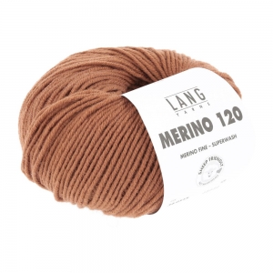 Lang Yarns Merino 120 - Pelote de 50 gr - Coloris 0515 Nougat