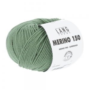Lang Yarns Merino 150 - Pelote de 50 gr - Coloris 0091 Sauge
