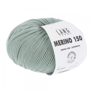Lang Yarns Merino 150 - Pelote de 50 gr - Coloris 0092 Sauge Clair