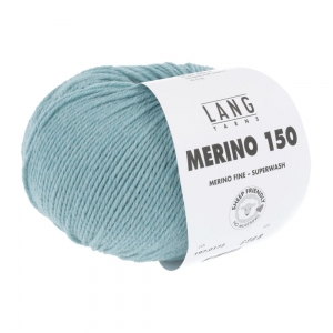 Lang Yarns Merino 150 - Pelote de 50 gr - Coloris 0172 Acqua Mélangé