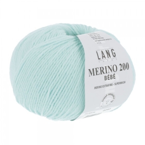 Lang Yarns Merino 200 Bébé - Pelote de 50 gr - Coloris 0374 Réséda