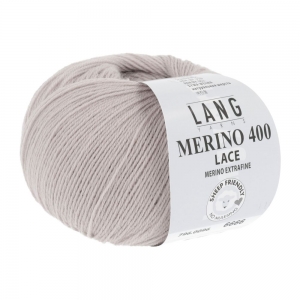 Lang Yarns Merino 400 Lace - Pelote de 25 gr - Coloris 0096 Sable