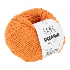 Lang Yarns Oceania - Pelote de 50 gr - Coloris 0159 Orange