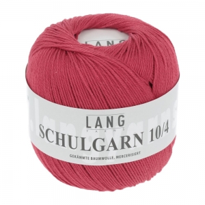 Lang Yarns Schulgarn 10/4 - Pelote de 50 gr - Coloris 0061 Rouge