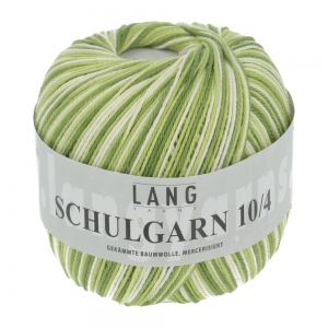Lang Yarns Schulgarn Imprimé - Pelote de 50 gr - Coloris 0197 Olive Ombré