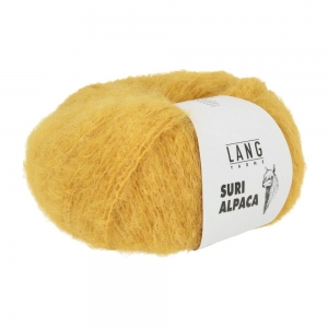 Lang Yarns Suri Alpaca - Pelote de 25 gr - Coloris 0013 Jaune Foncé