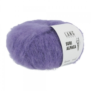 Lang Yarns Suri Alpaca - Pelote de 25 gr - Coloris 0046 Violet