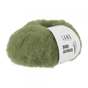 Lang Yarns Suri Alpaca - Pelote de 25 gr - Coloris 0098 Olive