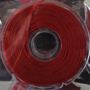 Fil à macramé 1 mm, bobine de 10 m - Rouge - Rico Design