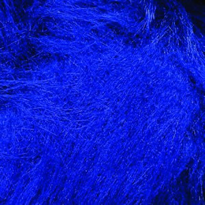 Pompon acrylique aspect fourrure diam 65 mm Schachenmayr - Bleu roi