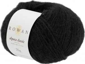 Rowan Alpaca Classic - Pelote de 25 gr - 103 Noir