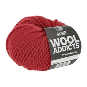 WoolAddicts by Lang Yarns Glory - Pelote de 50 gr - Coloris 0060 Ruby