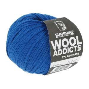 WoolAddicts by Lang Yarns Sunshine - Pelote de 50 gr - Coloris 0006 Cobalt