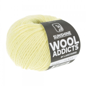 WoolAddicts by Lang Yarns Sunshine - Pelote de 50 gr - Coloris 0013 Citron