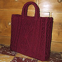 Kit à tricoter Jeu de mailles Sac Irlandais en laine